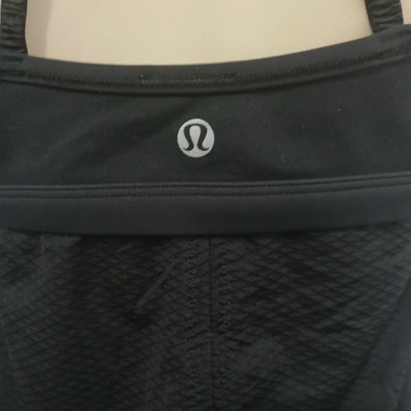 LULULEMON Bend and Flow Tank Top Black size 6  Gym Hot Yoga , pre-owned - Picture 4 of 5